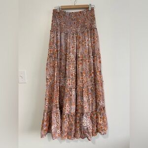 THE FRED Long Floral Skirt For Women Size M